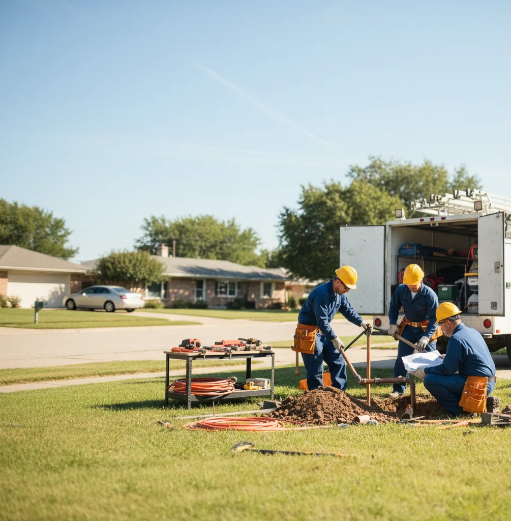 Water Heater Repair & Plumber in Cushing